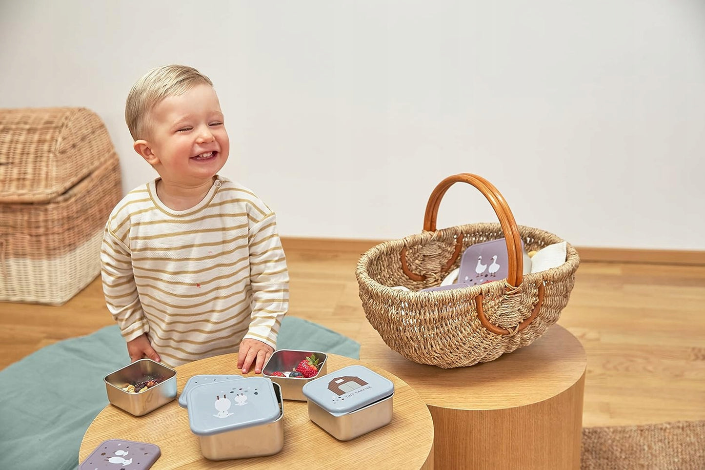 LASSIG Snackbox din oțel CUTII PENTRU GUSTĂRI x3 – fotografia produsului 4