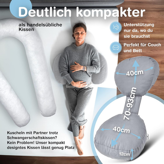 BABYBEFUN coussin de grossesse compact