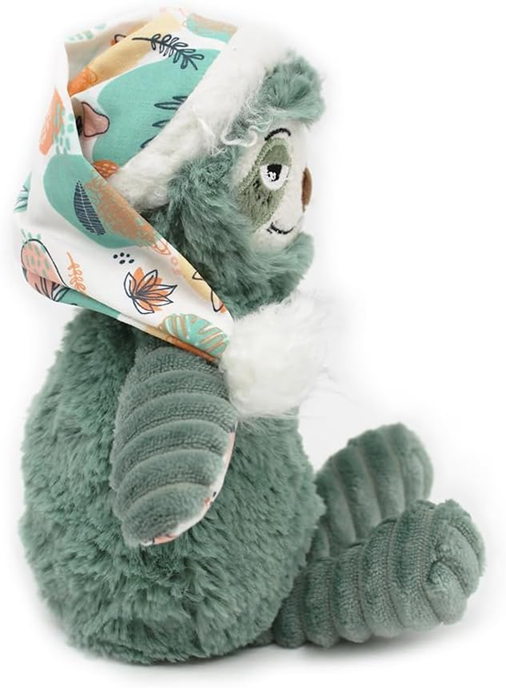 LES DEGLINGOS peluche douce PARESSEUX CHILLOS 22 cm + boîte