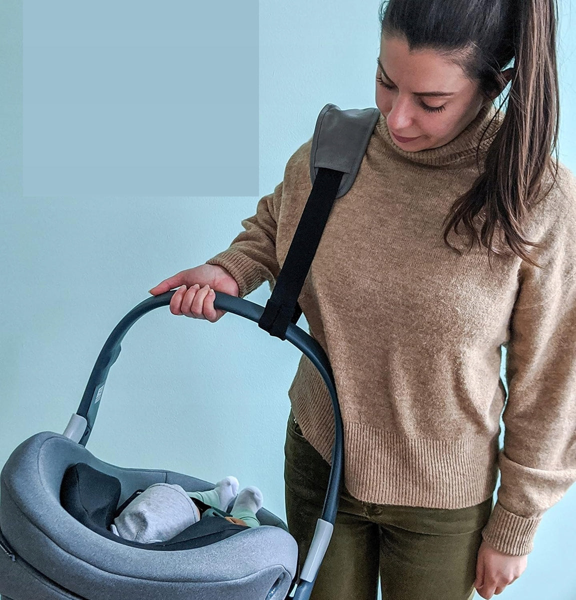 ZAMBOO sangle d'épaule pour transporter le siège auto 72-143 cm