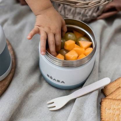 BEABA sac isotherme + thermos gourde cuillère