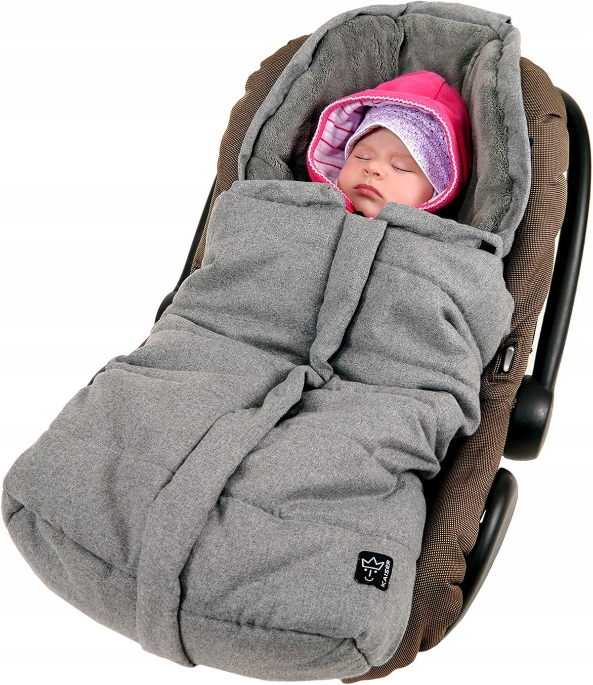 KAISER Ella gri sac de dormit pentru scaun auto POLAR de iarnă