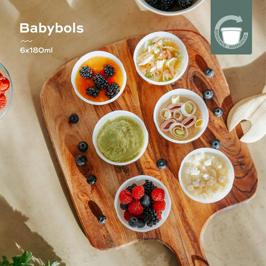 BABYMOOV Babybols pojemniki 6 x 180 ml EKO bio-materiał – zdjęcie produktu 2