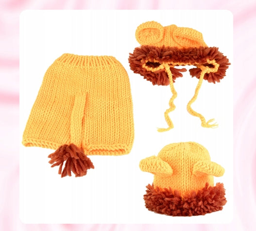 costume pour séance photo 0-12 m LION