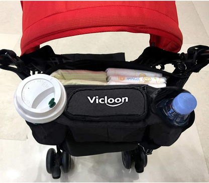 VICLOON organiseur universel pour poussette 13 x 45 cm