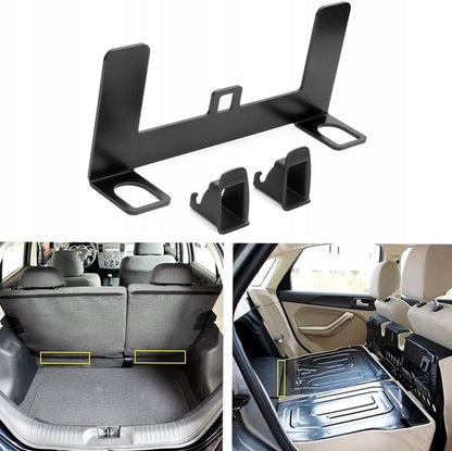 GEEVORKS uniwersalny zestaw montażowy adapter ISOFIX do fotelików samochodowych, stalowy czarny uchwyt montażowy