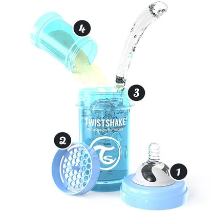 TWISTSHAKE biberon ANTI-COLIC 2m+ M 260ml ALL-IN-ONE