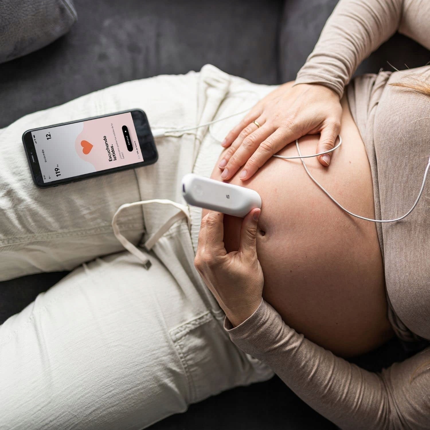 SUAVINEX detektor tętna płodu BLUETOOTH – zdjęcie produktu 5
