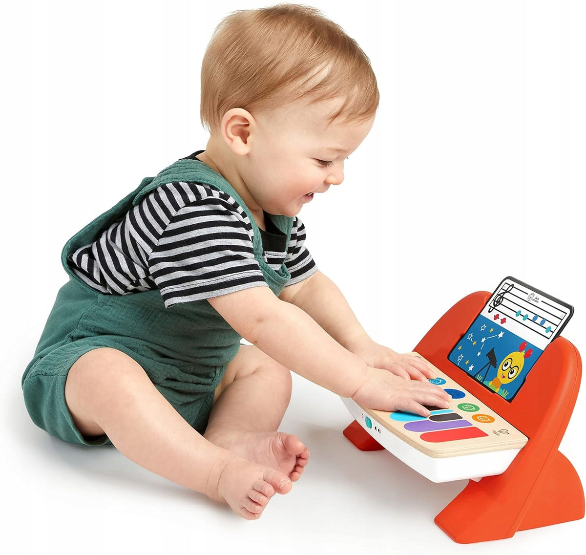 HAPE Cal's First drewniane pianinko dotykowe z nutkami 6 melodii – zdjęcie produktu 5