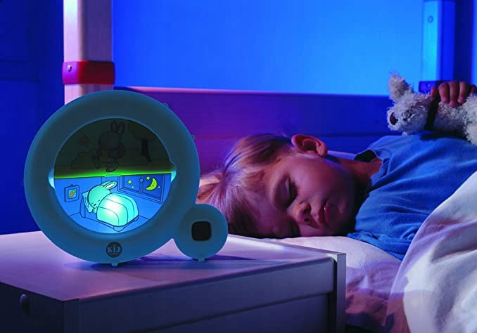 PABOBO Kid'Sleep BUDZIK TRENINGOWY z lampką, nocna lampka i budzik treningowy dla dzieci