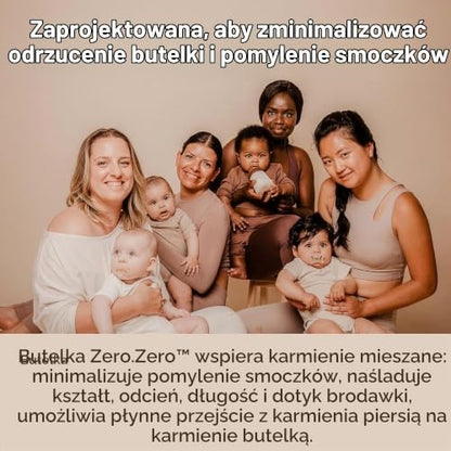Suavinex Zero Zero biberon anti-colique 270 ml 3m+ débit moyen (M)