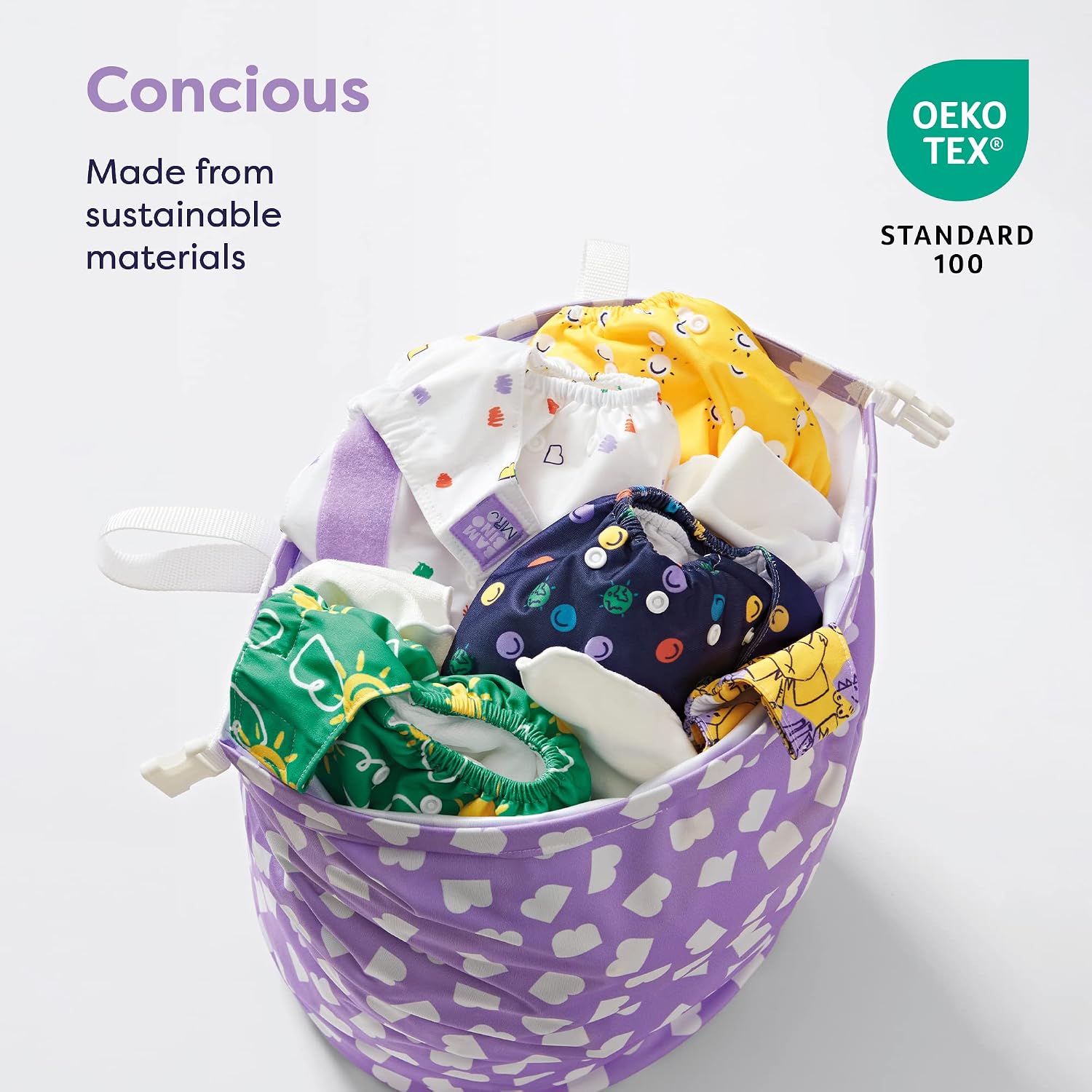 BAMBINO MIO geantă mare pentru scutece umede Wetbag – imaginea produsului 3