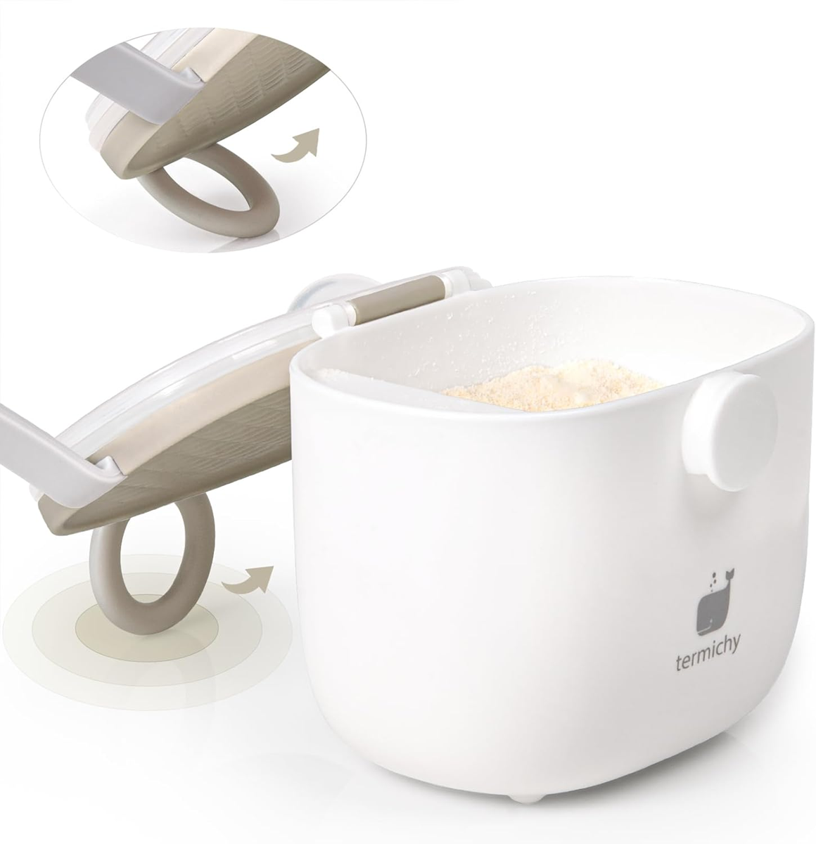 TERMICHY récipient pour lait infantile 500 ml 250 g + mesurette