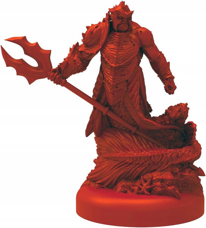 ABYSS Leviathan rozszerzenie J.FRANCUSKI czerwony figurka gry planszowej na białym tle