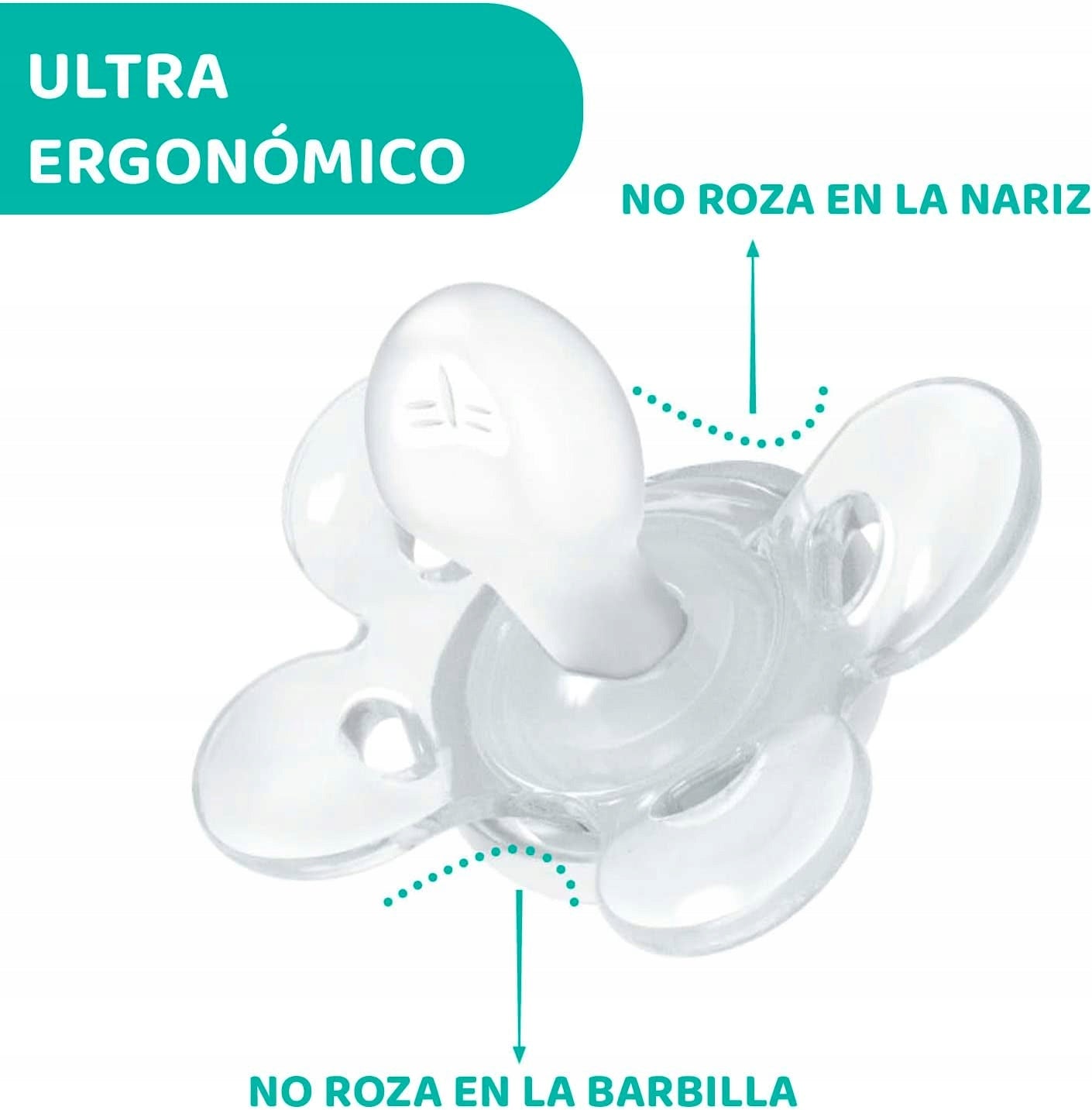 CHICCO PhysioForma COMFORT smoczek x2 0-6msc LATEX – zdjęcie produktu 4