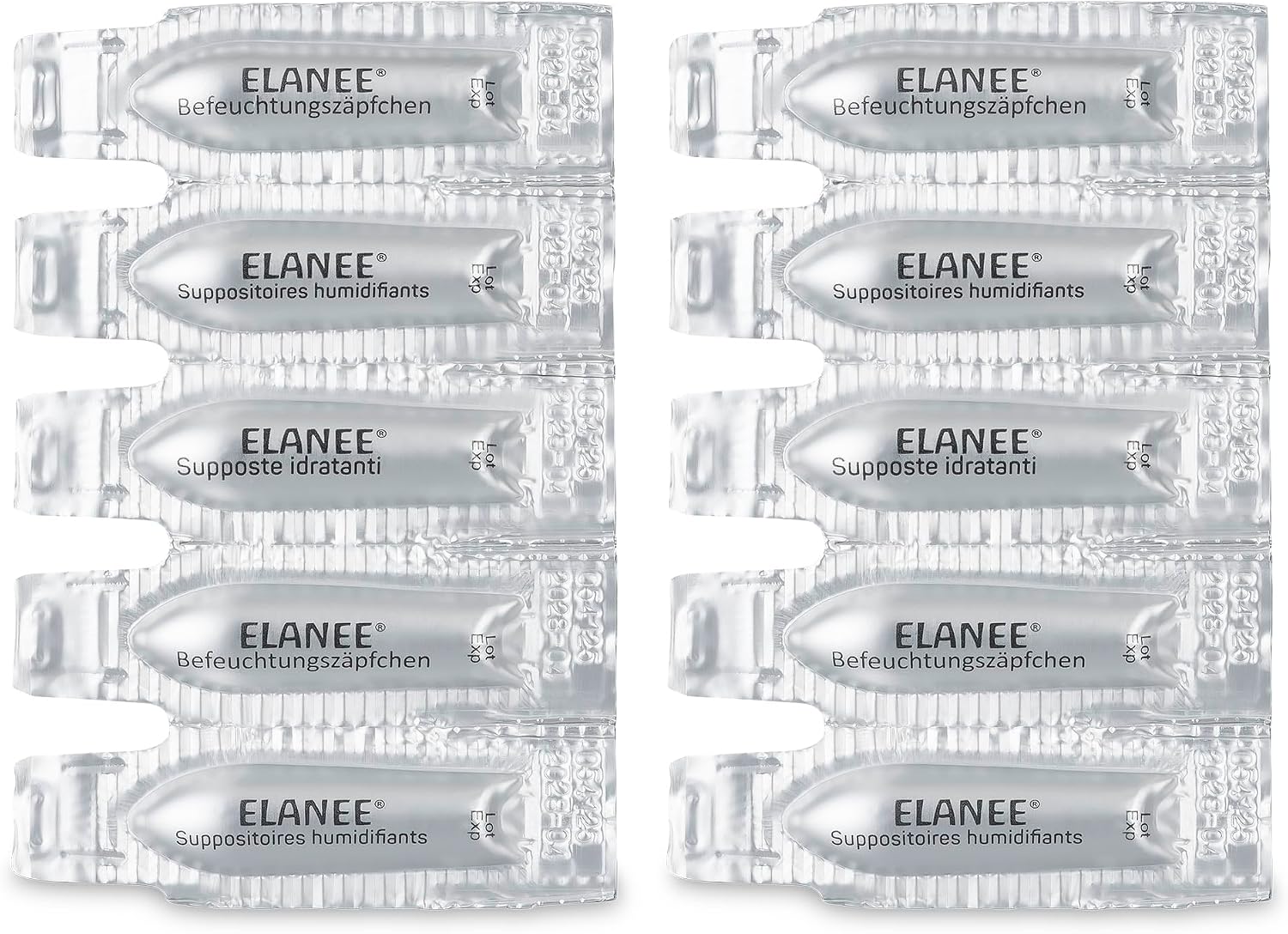 ELANEE nawilżające globulki dopochwowe bez hormonów x10 – zdjęcie produktu 3
