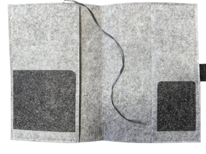 LUXDAG pochette en feutre pour carte de grossesse DINOSAURE 15,5 x 23 cm