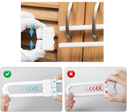 KOLAKO protection pour armoires à double porte 1 pièce