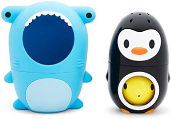 MUNCHKIN Sharky & Pals zabawka do kąpieli 3w1 ryba, pingwin, rekin