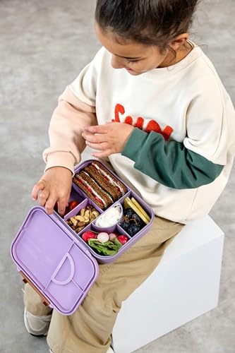 LÄSSIG Little Gang Smile boîte à goûter avec compartiments bento