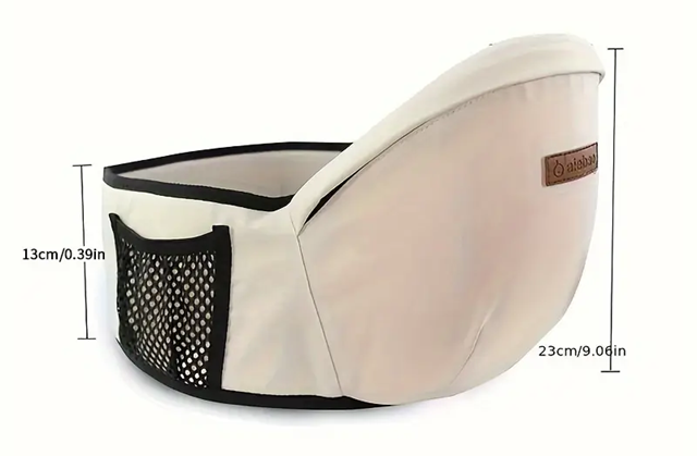 BABYMUST siège porte-bébé de hanche 4-30 kg