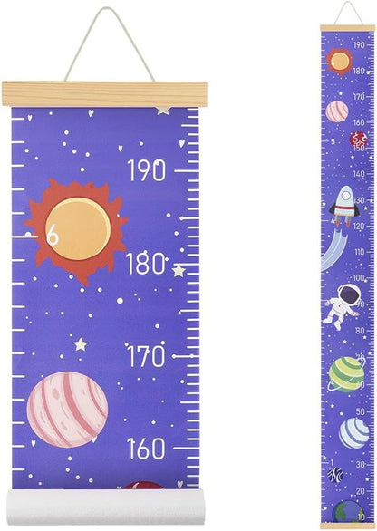 AOLSO toise en toile 195 cm + crochet autocollant KOSMOS