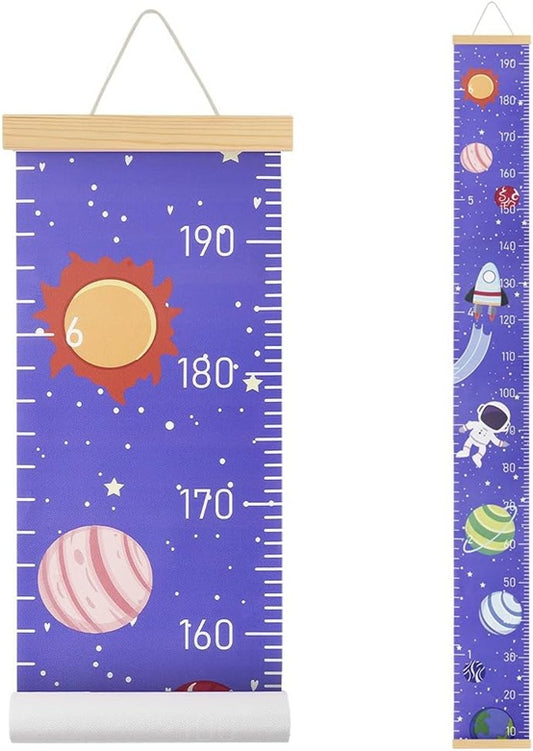 AOLSO toise en toile 195 cm + crochet autocollant KOSMOS