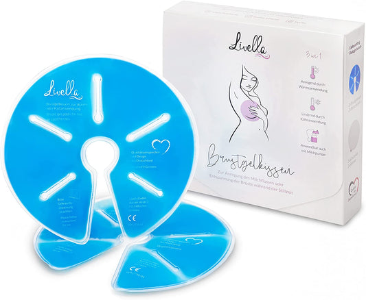 LIVELLA compressas x 2 compressas de gel para os seios 3em1