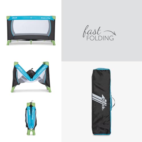 Hauck Dream N Play travel cot Waterblue 120x60 cm