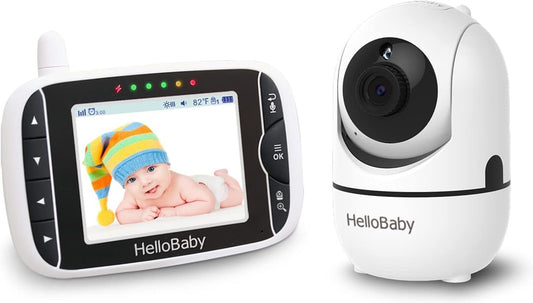 HELLO BABY HB65 babyphone électronique télécommandé 3,2" TFT LCD