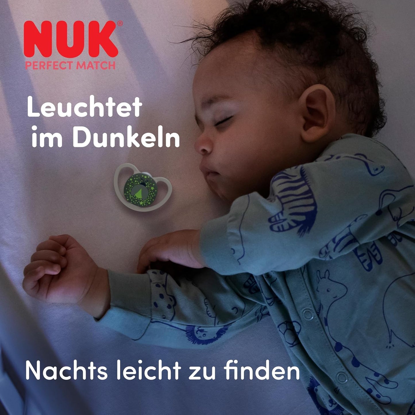 NUK Perfect Match Air Night smoczek uspokajający 0-6m x2 – zdjęcie produktu 5