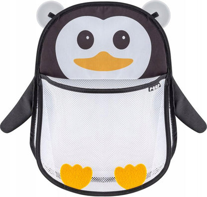 REER MyHappyPingu siatka organizer do kąpieli na przyssawki PINGWIN – czarno-biały szerokość 26,5 cm, długość 35,5 cm…