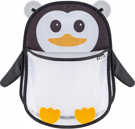 REER MyHappyPingu PINGUIN suction-cup bath organizer mesh