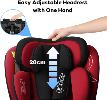 REECLE i-Size siège auto pivotant à 360° 0-12 ans 40-150 cm