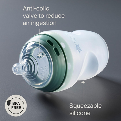 TOMMEE TIPPEE biberon closer to nature SOFT FEEL SILICONE 260ml