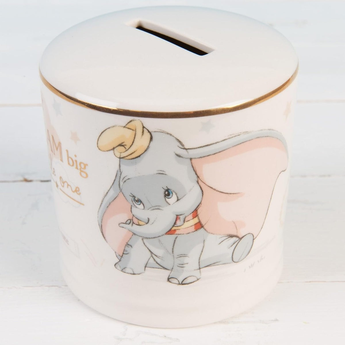 WIDDOP & Co Disney ceramiczna skarbonka Słoń Dumbo 8,5 x 8,5 cm