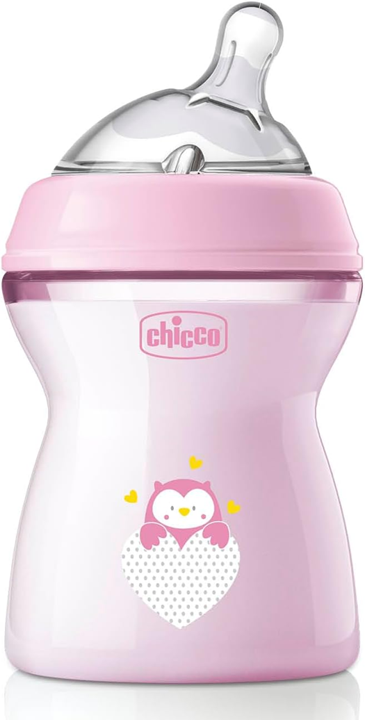 CHICCO NaturalFeeling biberon 250 ml 2 m+ débit moyen