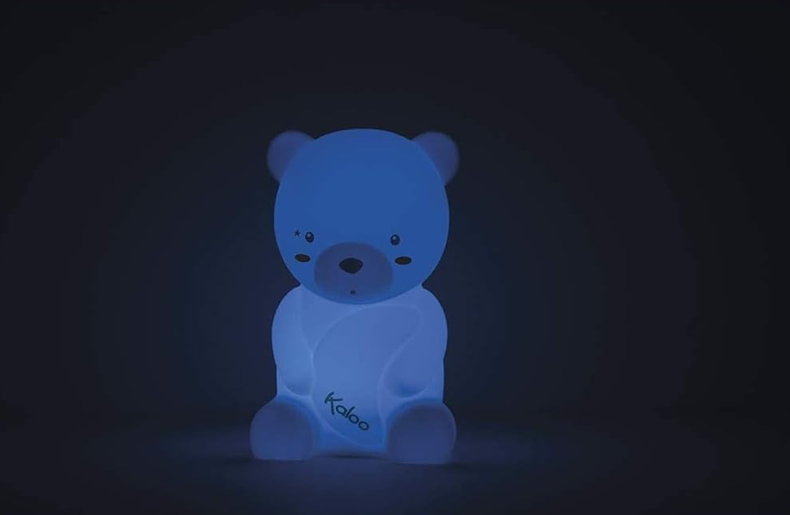 Veilleuse LED en silicone KALOO 3 couleurs 18 cm OURS