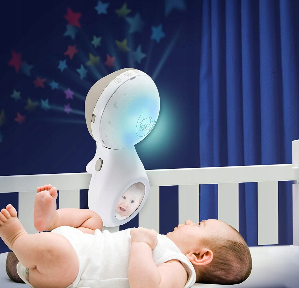 INFANTINO 3w1 karuzela projektor na łóżko i szafkę
