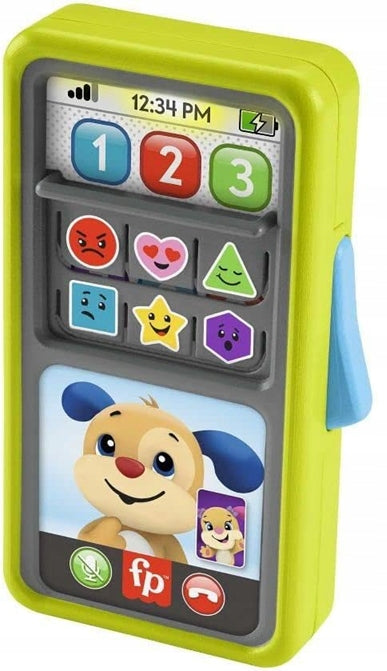FISHER-PRICE SMARTPHONE interattivo 75 canzoni frasi suoni LINGUA TEDESCA