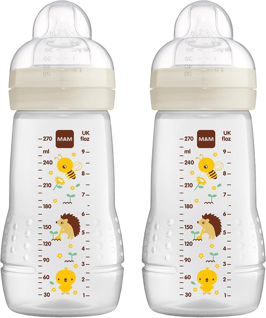MAM Easy Active conjunto de biberões 2x 270 ml idade 0+ tetina 1 PRADO