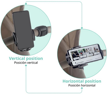 JANE support de téléphone smartphone pour guidon de poussette ou de vélo