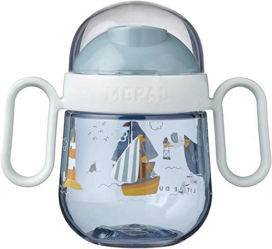 MEPAL Sippy Cup copo de bico antiderrame bico de dupla face 200 ml 6 m+