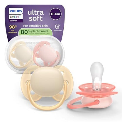 Philips Avent Ultra Soft tétines 0-6m x2