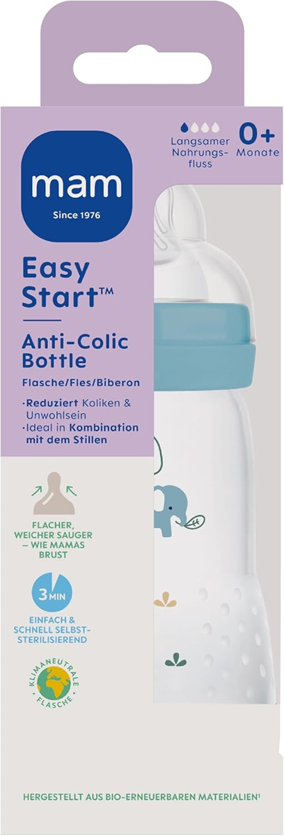 MAM Easy Start butelka antykolkowa 260ml 0m+