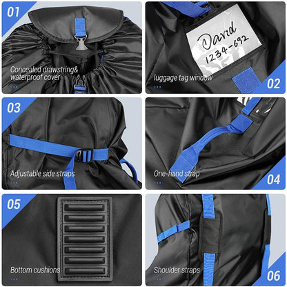 YOOFAN torba do samolotu transportowa do wózka fotelika 85x45x45 PLECAK