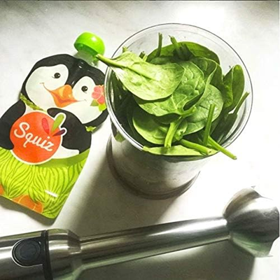 SQUIZ gourdes réutilisables pour compote x5