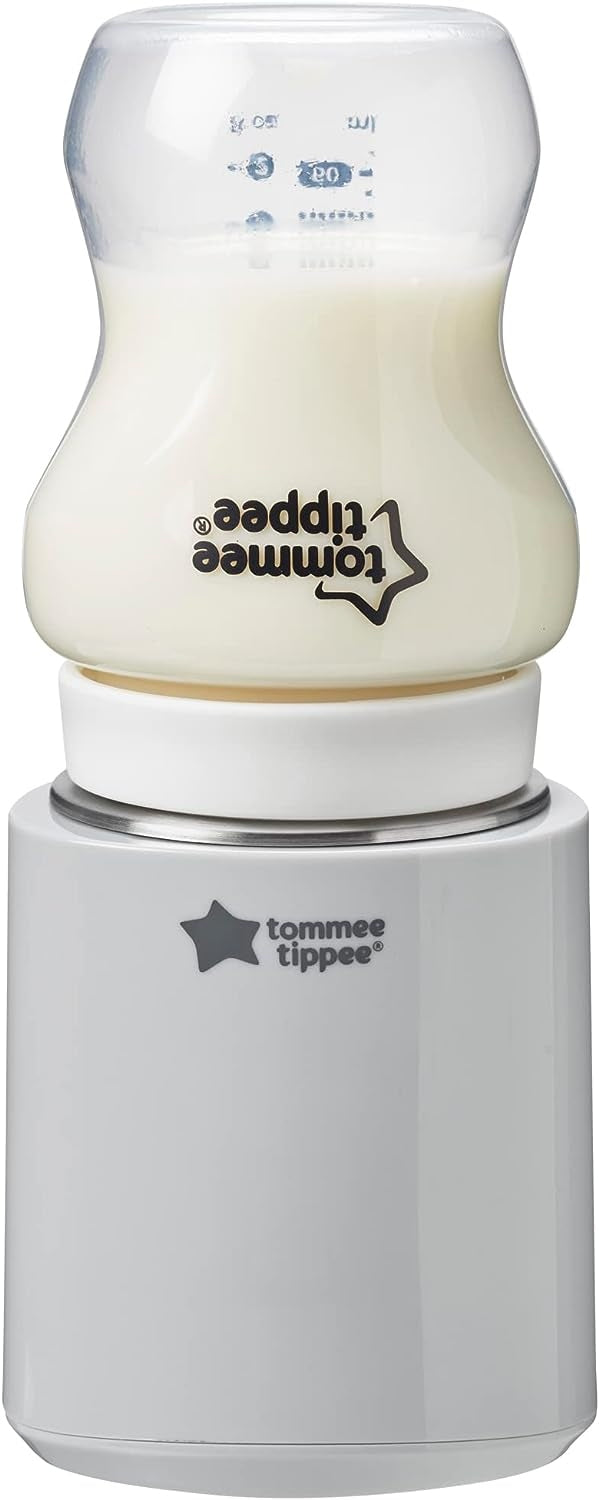 TOMMEE TIPPEE LetsGo podróżny podgrzewacz USB do butelek, szary, przenośny, zasilanie USB