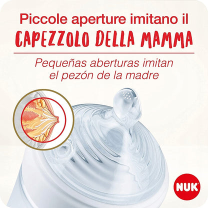 NUK zestaw butelek i akcesoriów Perfect Start Nature Sense 0-18
