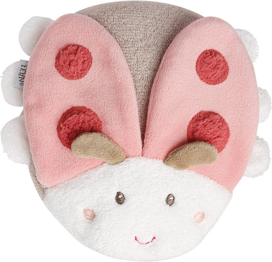 Bouillotte en peluche FEHN aux noyaux de cerise 18 cm SCARABÉE